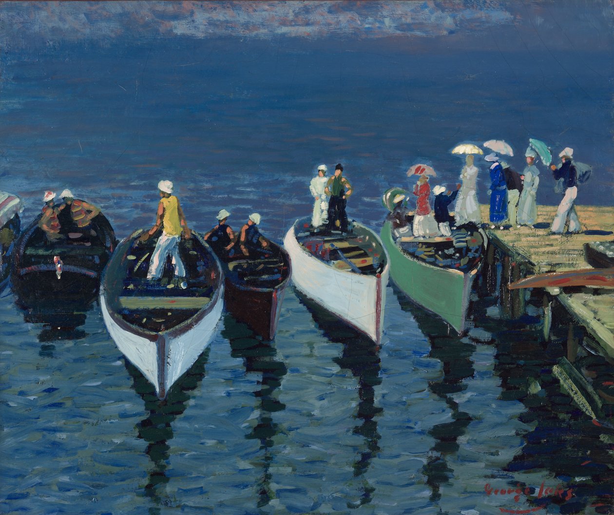 Dovolená na Hudsonu od George Benjamin Luks