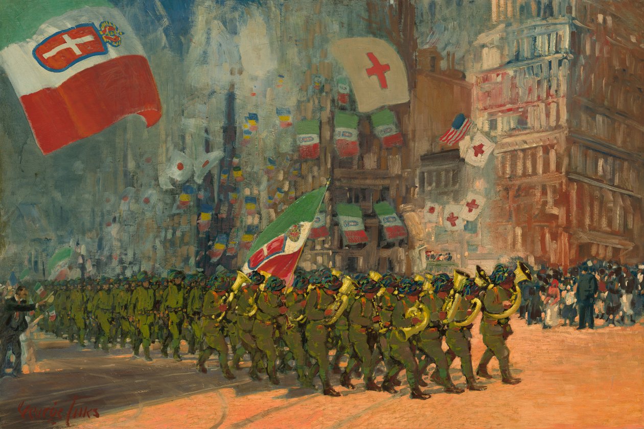 Bersaglieri, 1918. od George Benjamin Luks