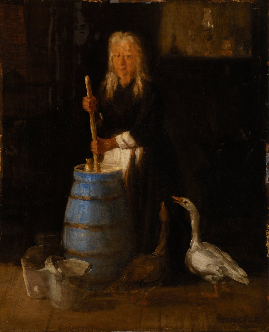 The Blue Churn od George Benjamin Luks