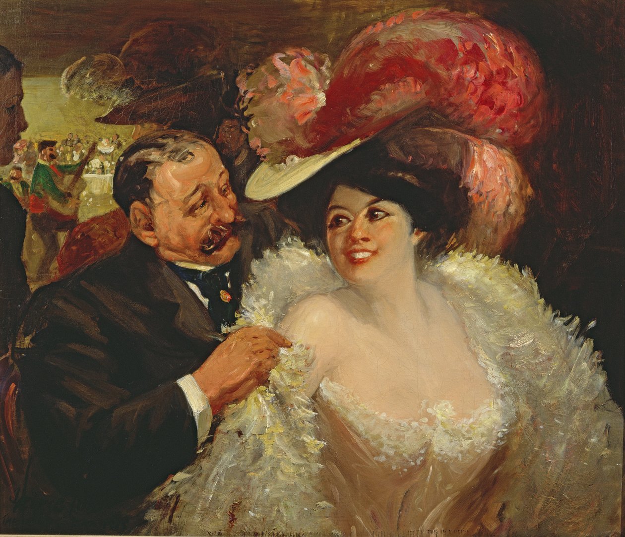 Kavárna Francis od George Benjamin Luks