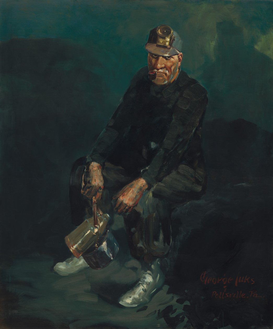The Fire Boss, 1925. od George Benjamin Luks