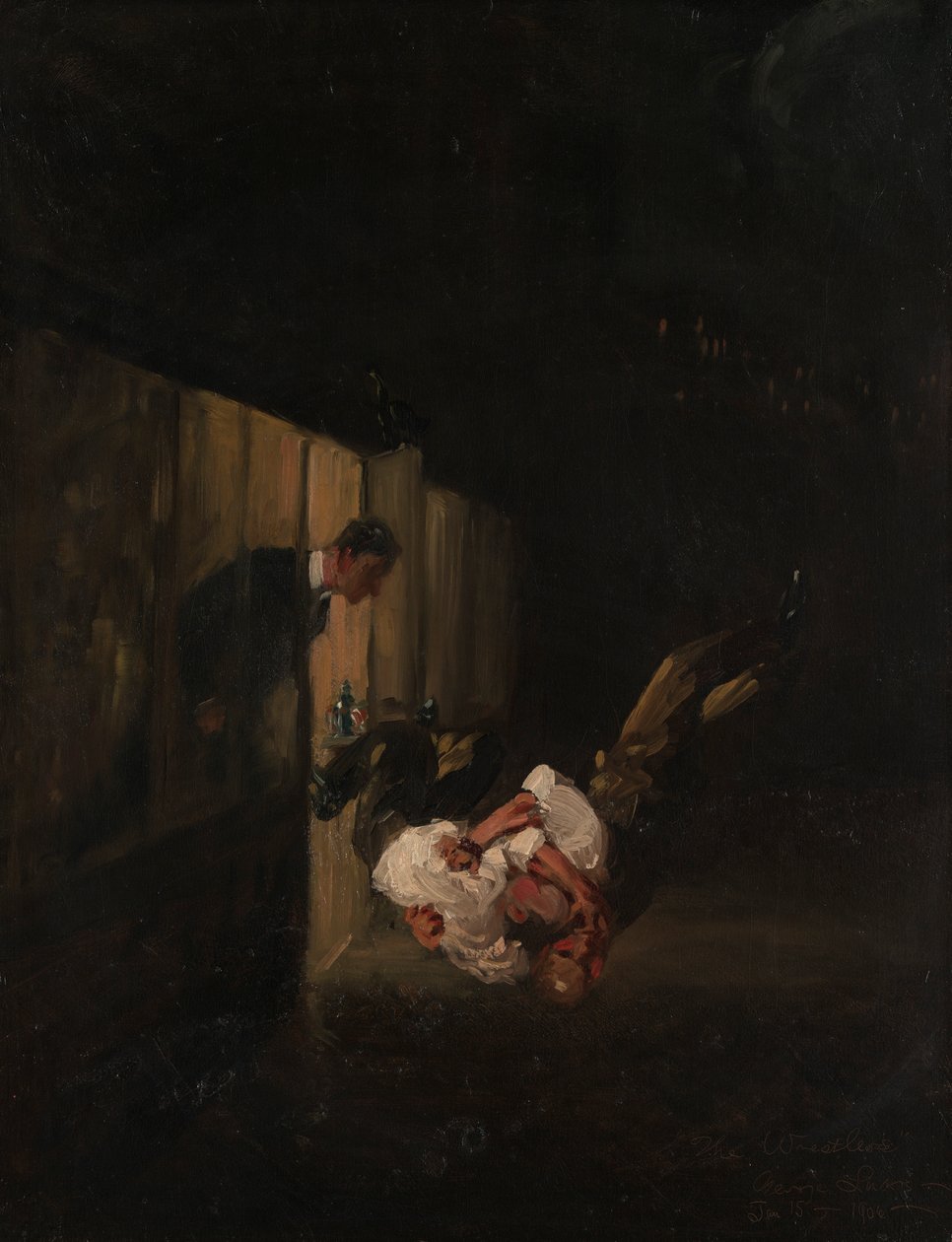 Zápasníci od George Benjamin Luks