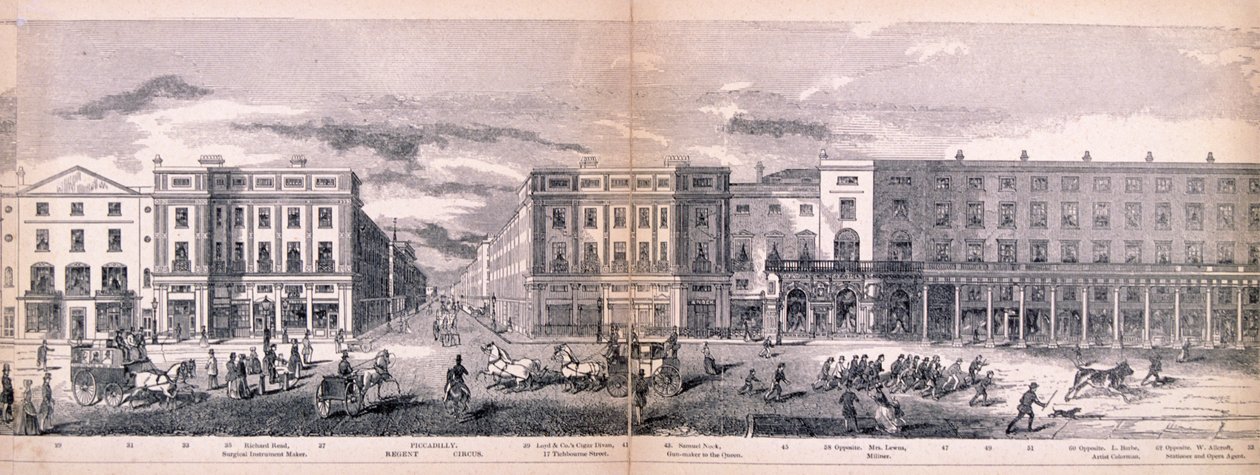 Panorama Londýna, 1849 od George C Leighton