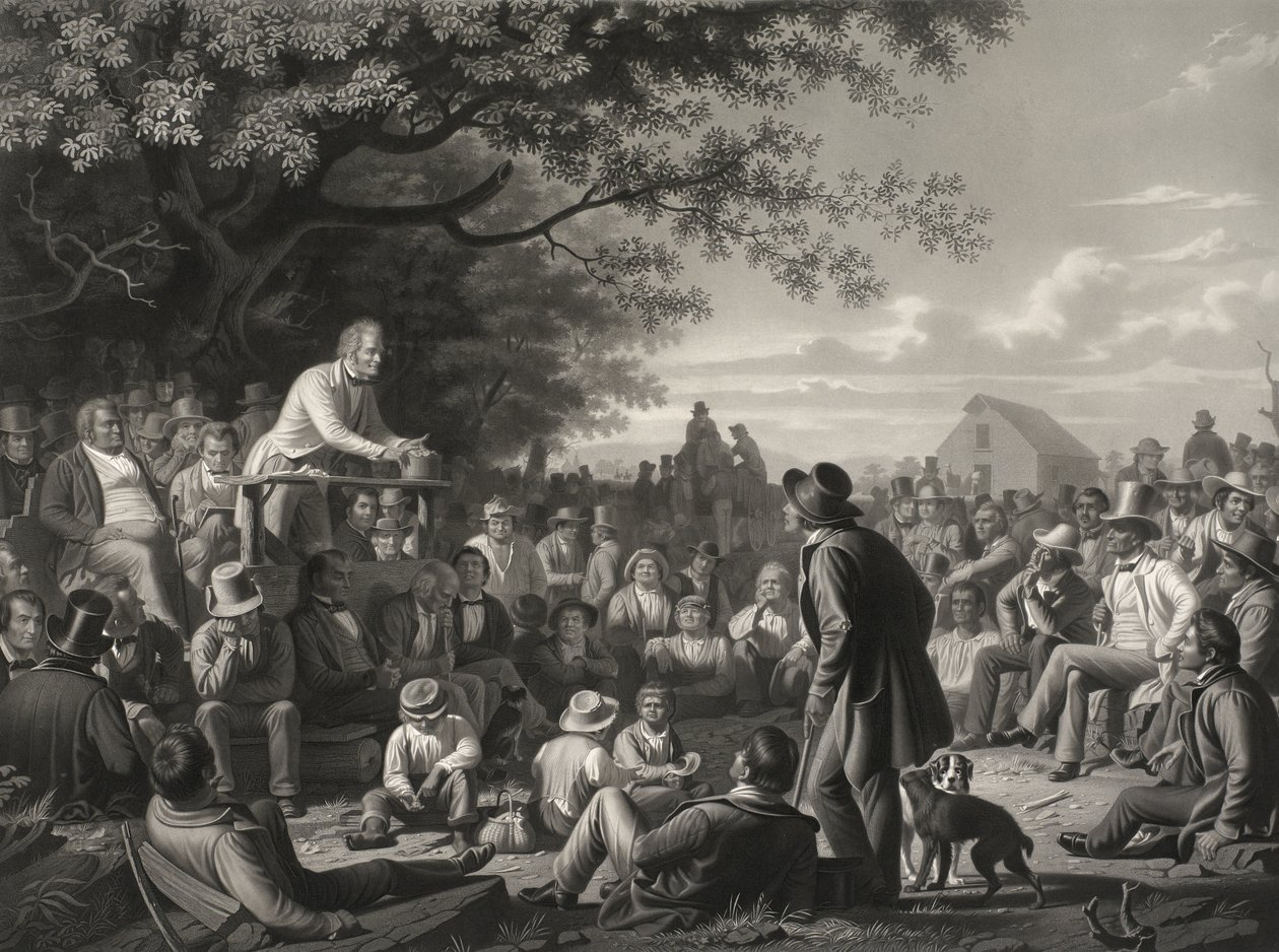 Stump Speaking od George Caleb Bingham