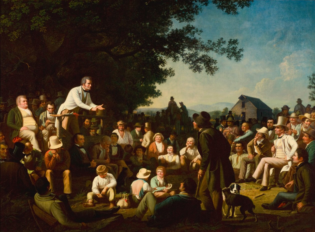 Stump Speaking od George Caleb Bingham