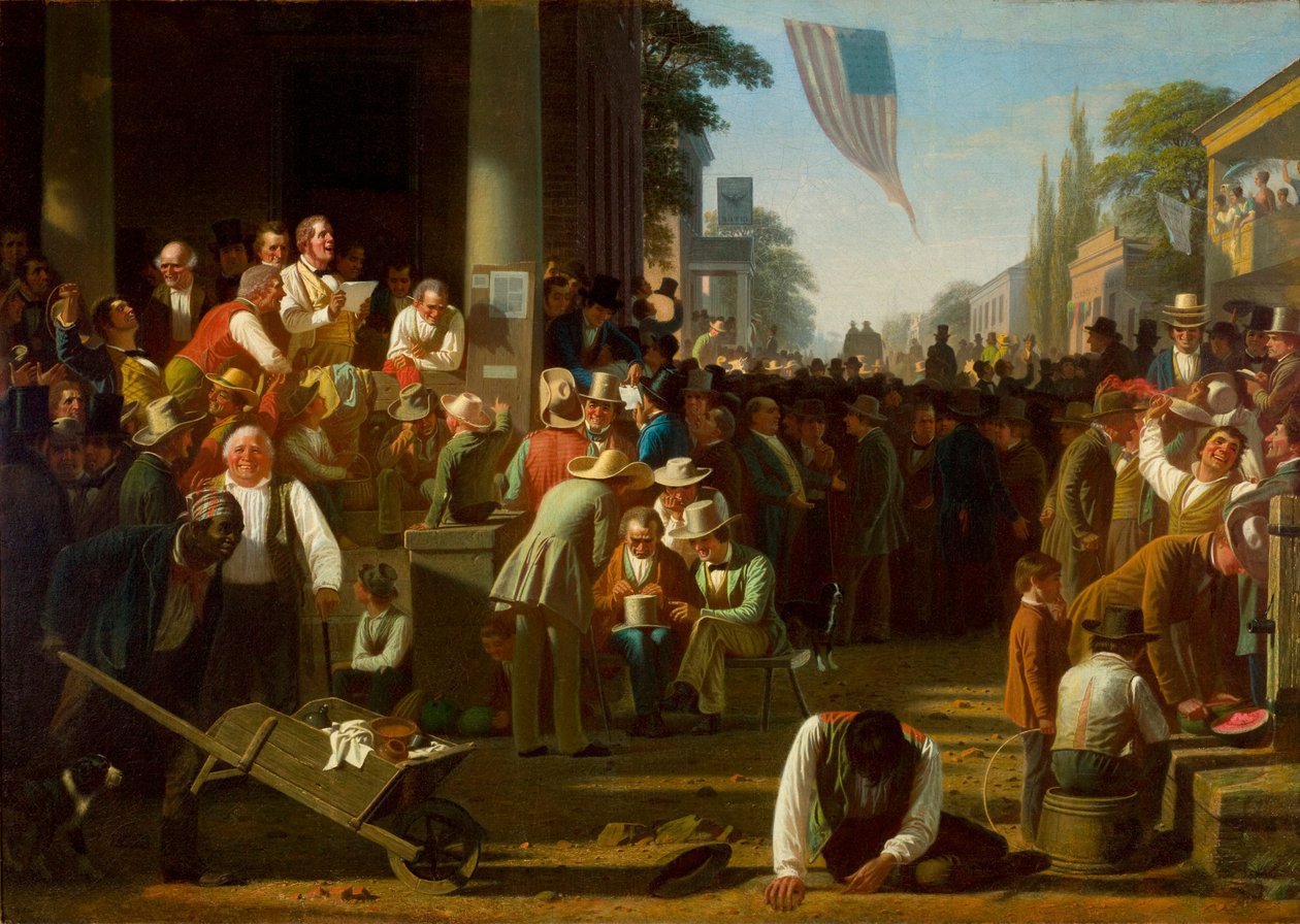 Verdikt lidu od George Caleb Bingham