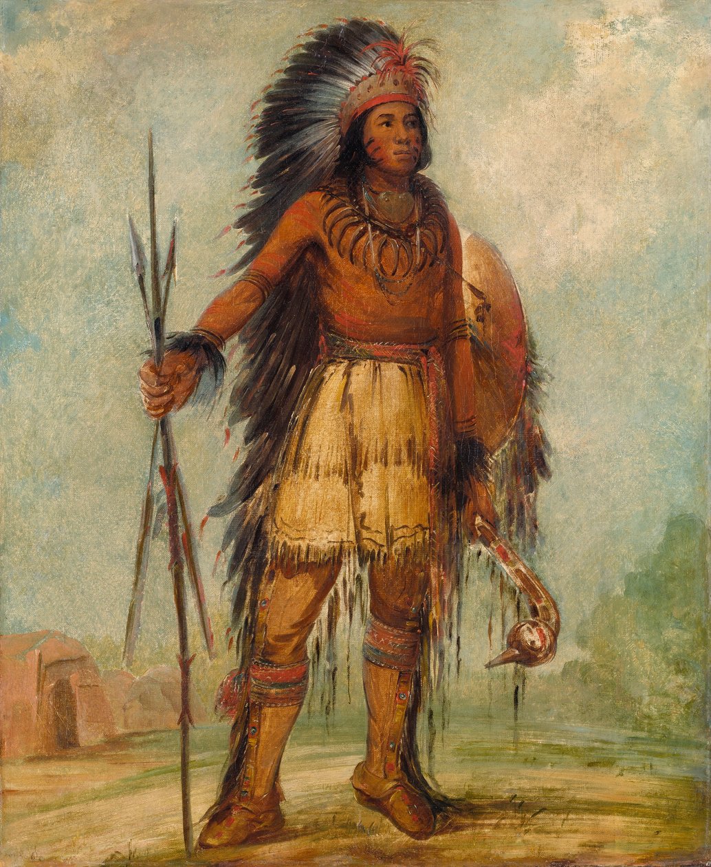 A-wun-ne-wa-be, Pták hromu od George Catlin