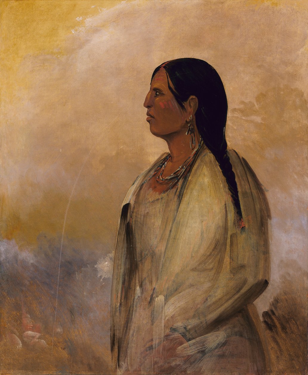 Choctaw Woman, 1834. od George Catlin