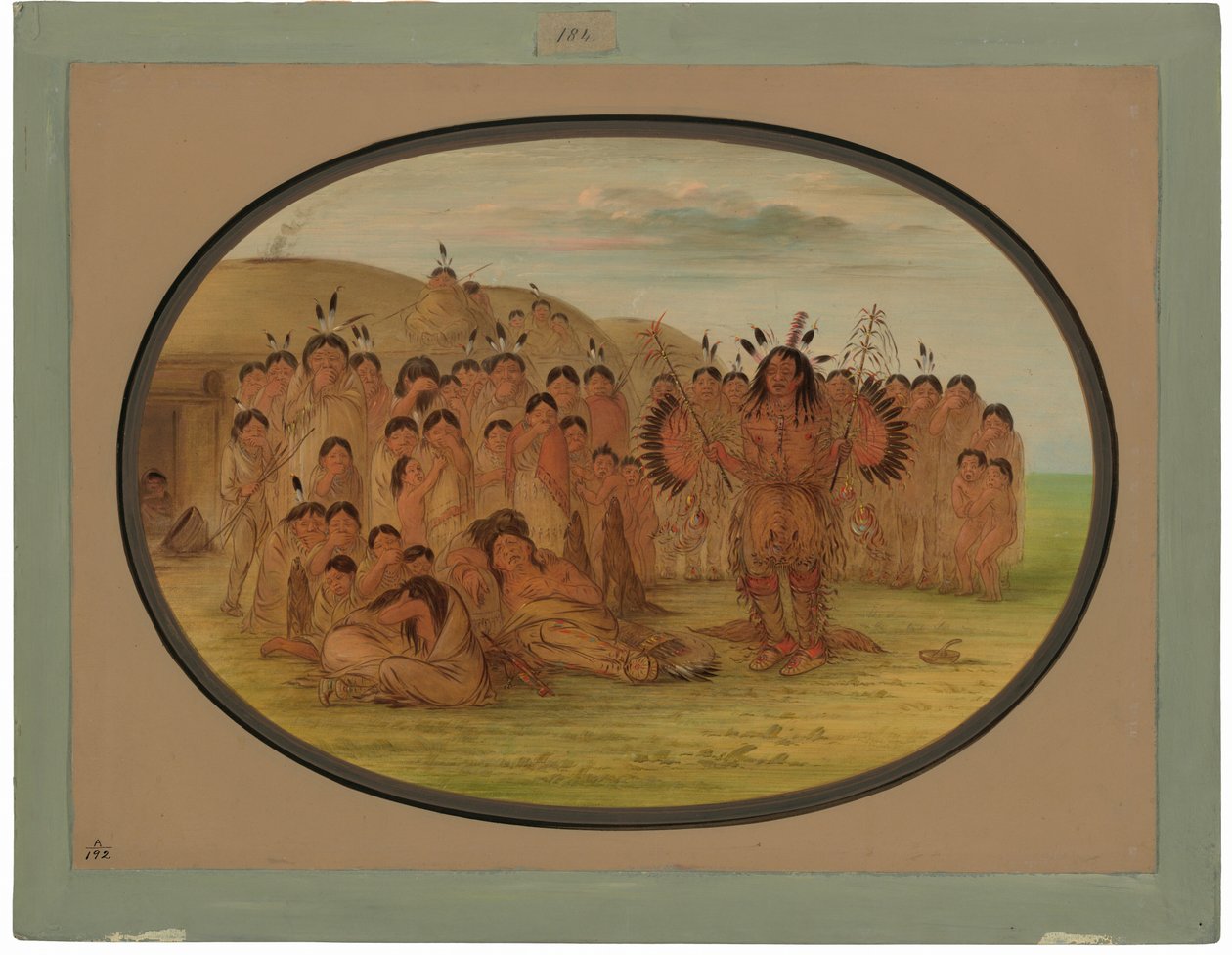 Mandan Medicine Man od George Catlin