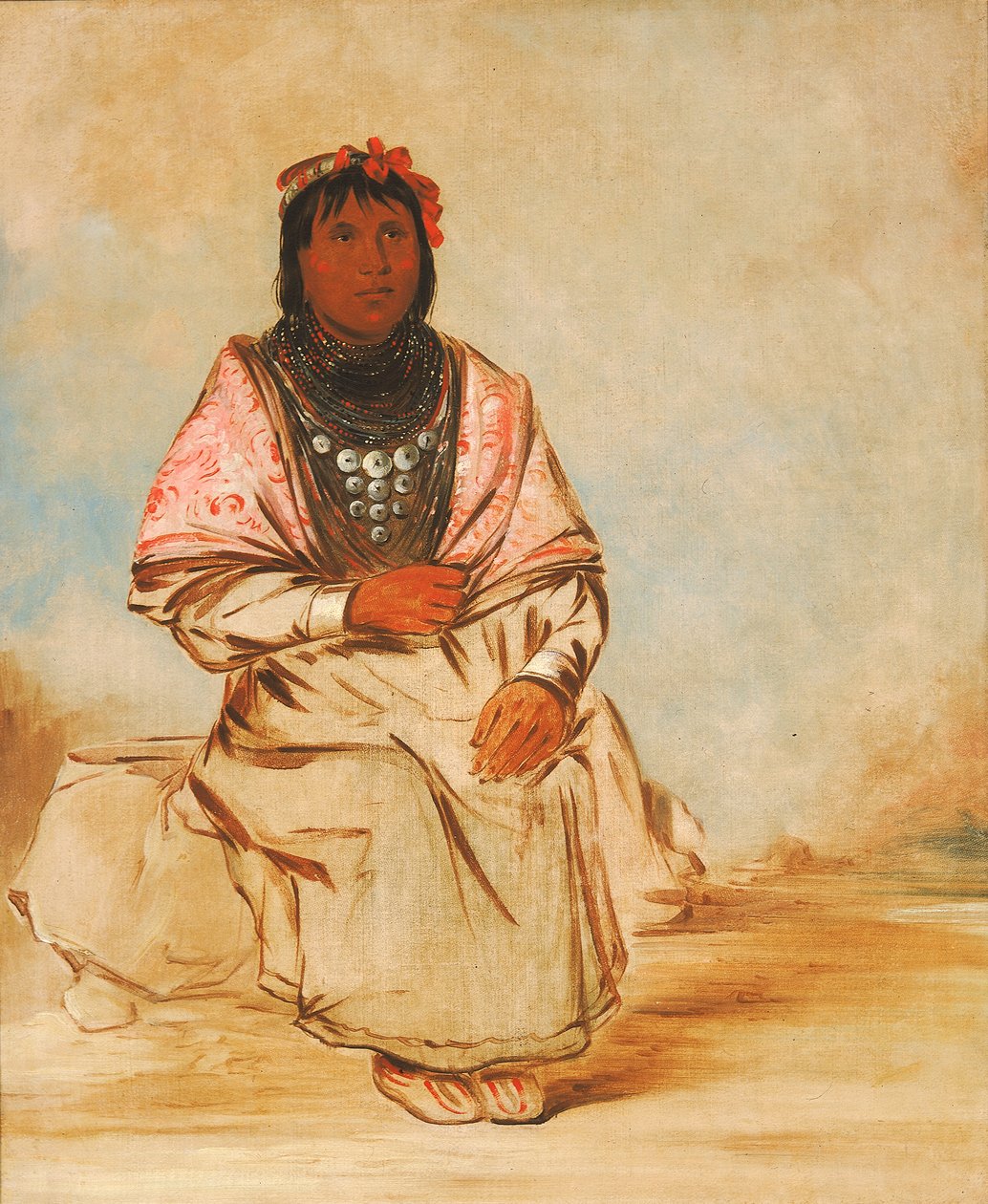 Seminolská žena, 1838. od George Catlin