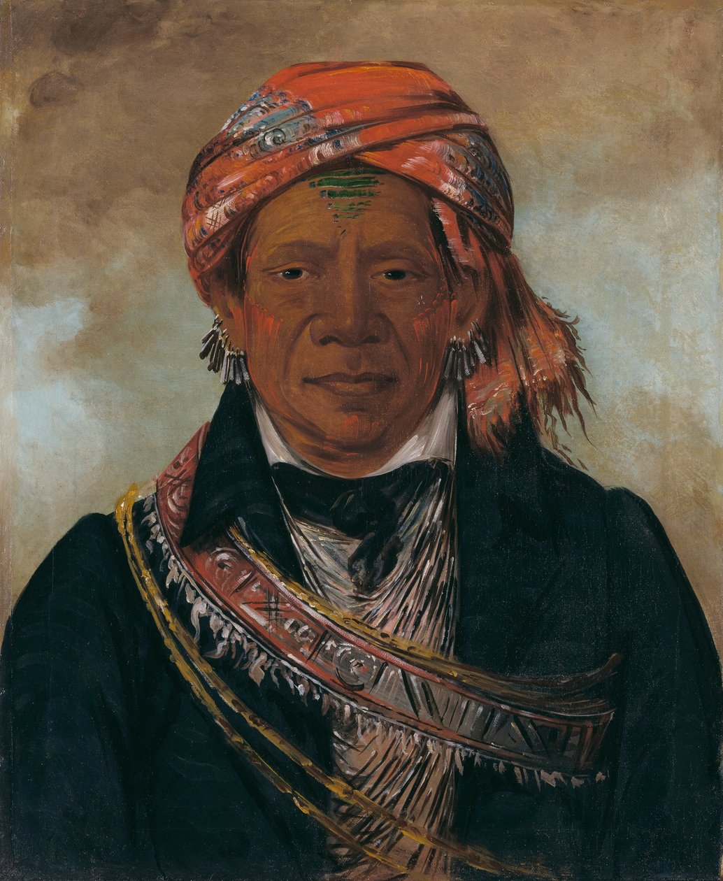 Bód-a-sin, náčelník kmene od George Catlin