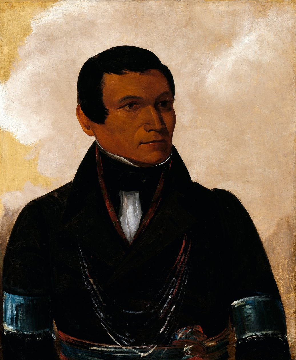 Cú-sick, syn náčelníka od George Catlin