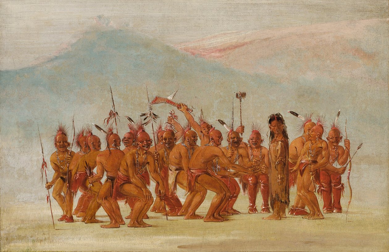 Tanec na Berdash od George Catlin