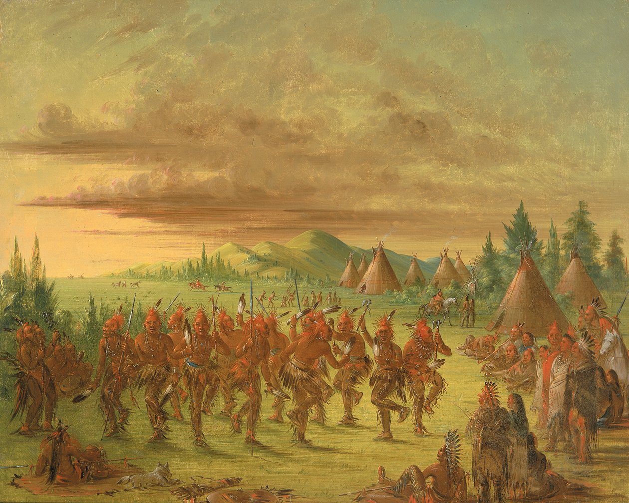 Orlí tanec, 1845-1848. od George Catlin