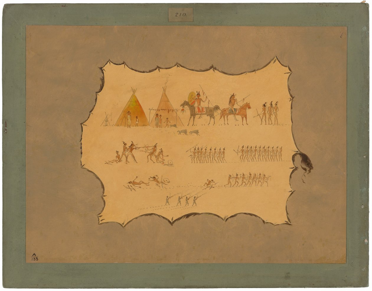 Faksimile šajenského roucha od George Catlin