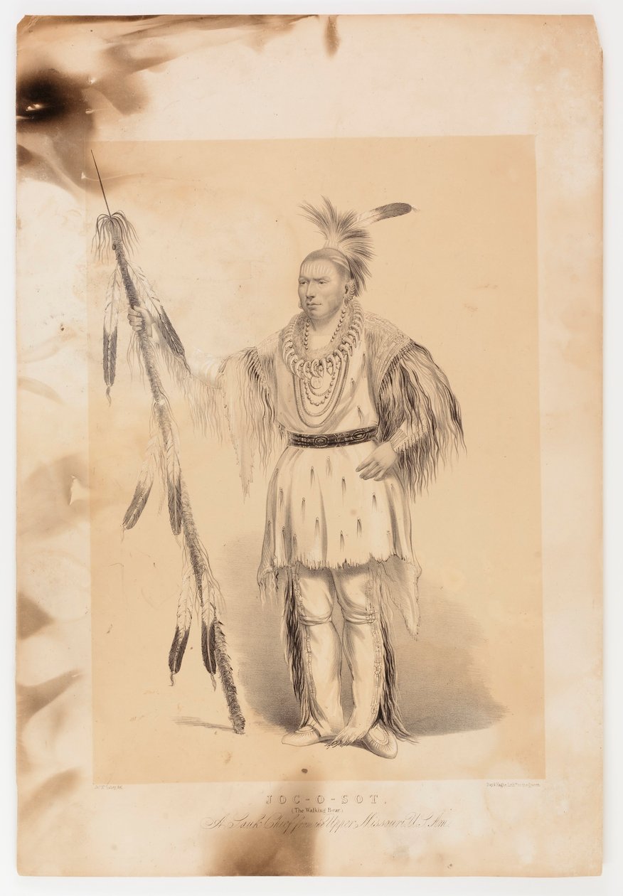 Joc-o-sot, chodící medvěd od George Catlin