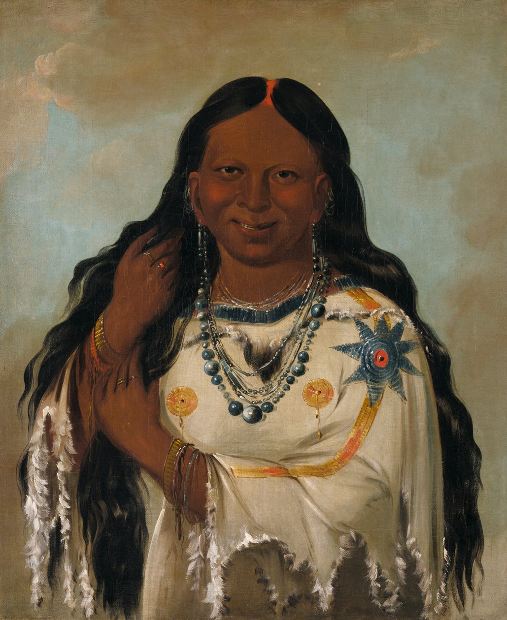 Kay-a-gís-gis, mladá žena, 1832. od George Catlin