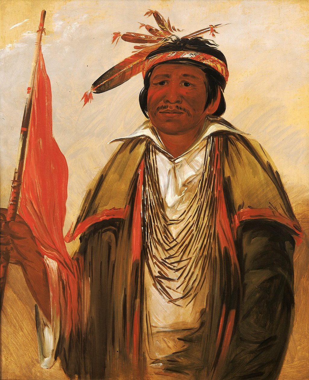 Ke-chin-qua, Velký medvěd, 1830. od George Catlin