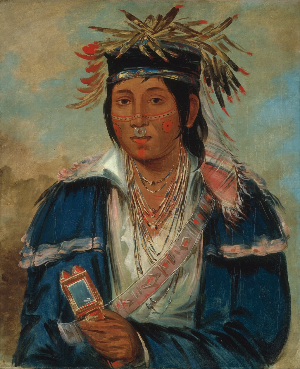 Kee-mo-rá-nia, No English, a Dandy od George Catlin