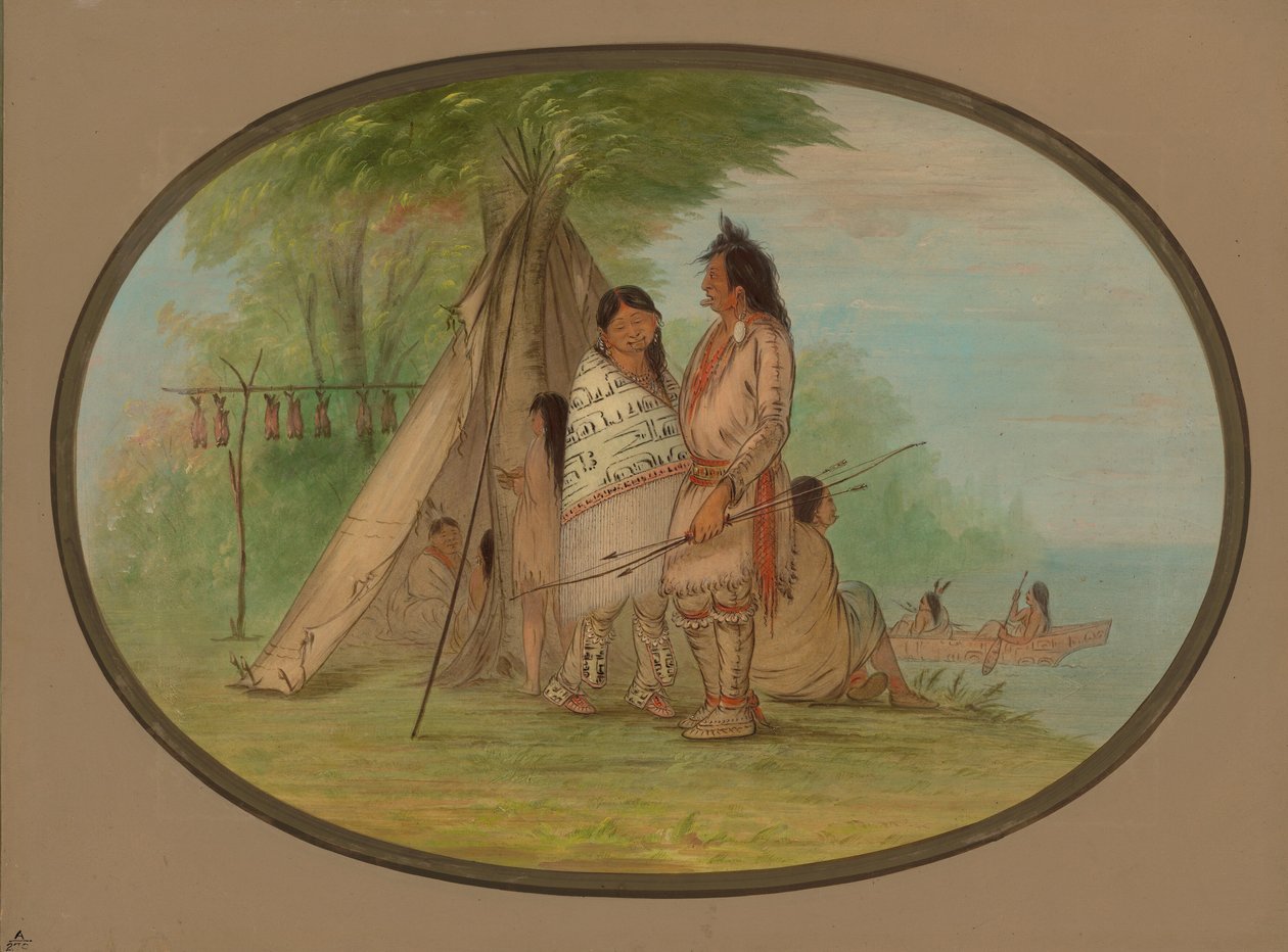 Indiáni Nayas, 186[2]. od George Catlin