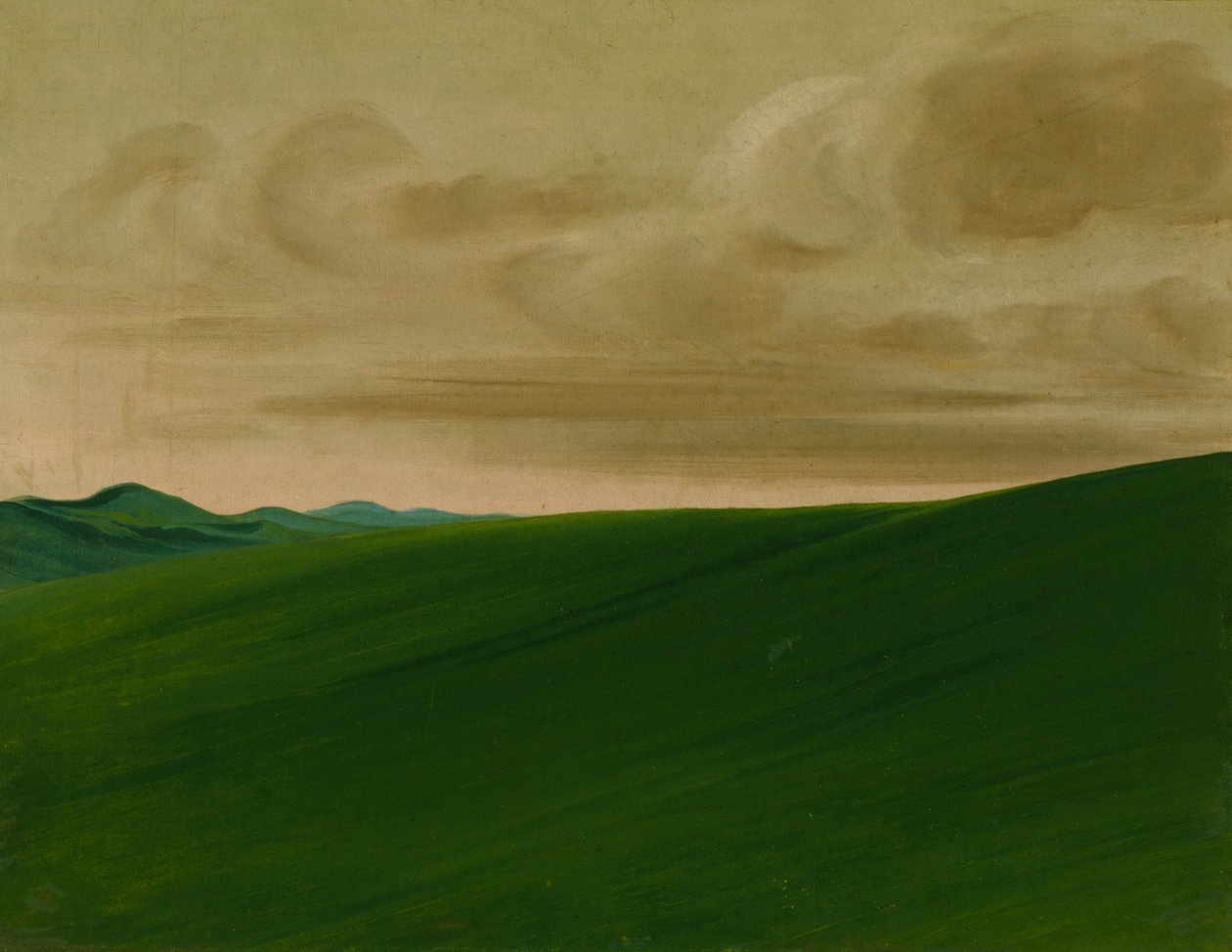 Nishnabottana Bluffs, Horní Missouri od George Catlin