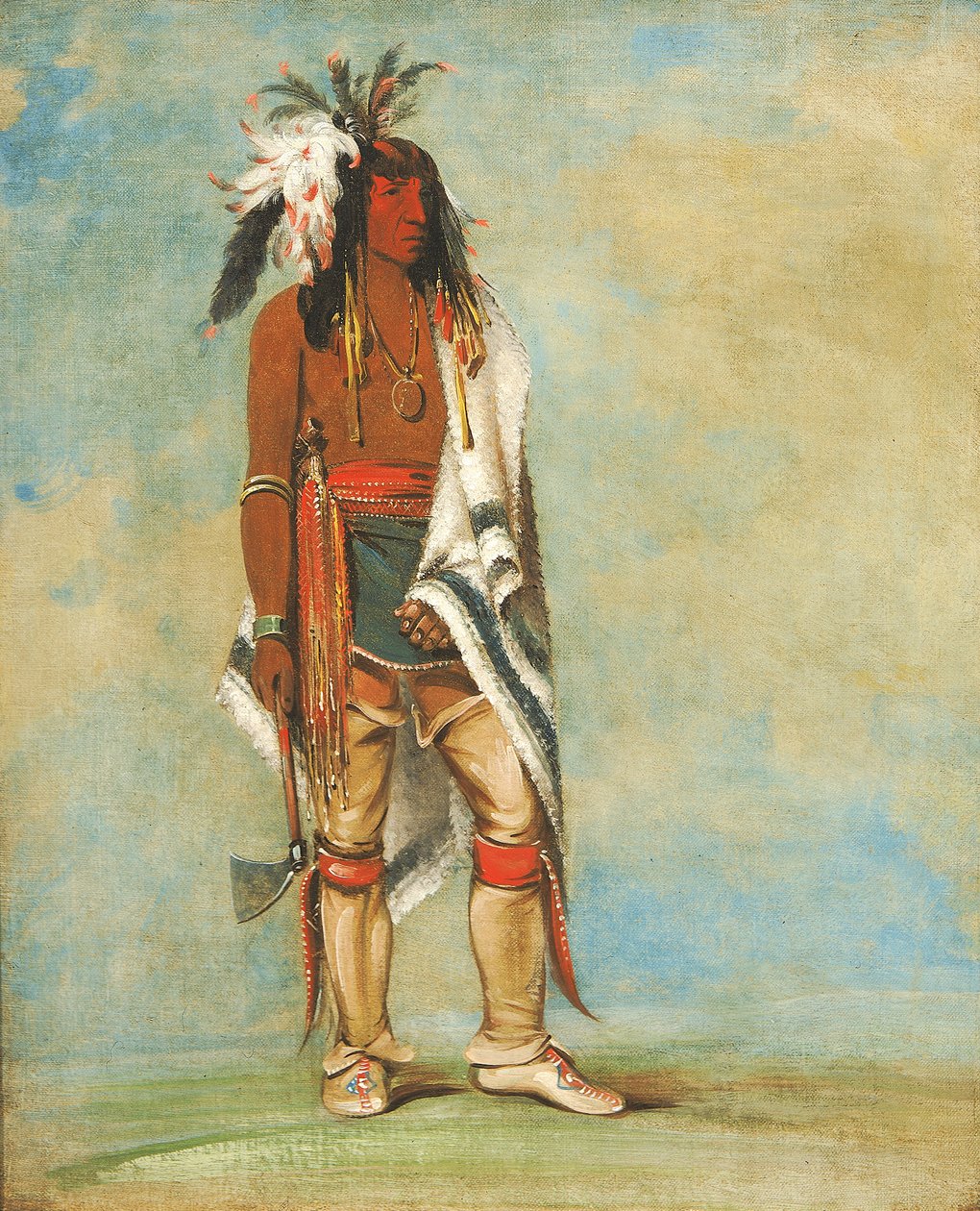 Nót-to-way, náčelník, 1835-1836. od George Catlin