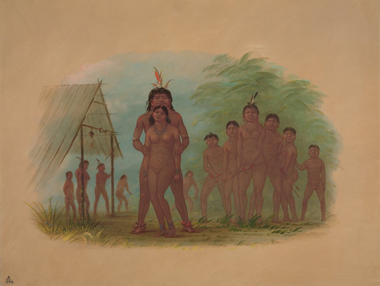 Indiáni z Orejony, 18541869. od George Catlin
