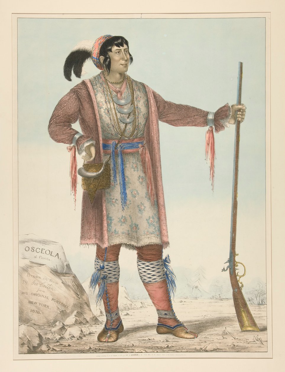 Osceola (indický náčelník) od George Catlin