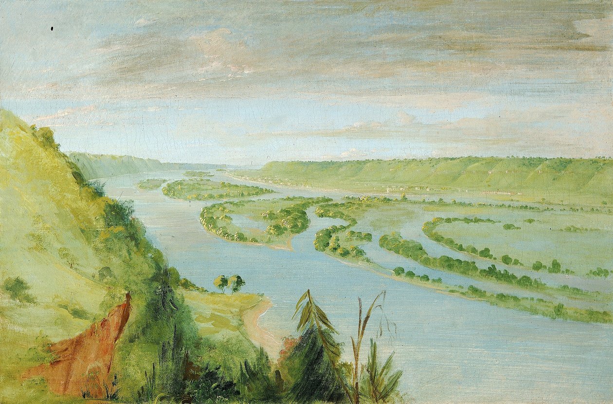 Prairie du Chien, Spojené státy americké Garrison od George Catlin