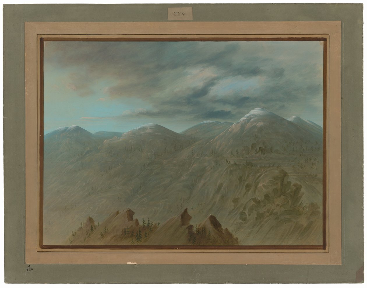 Pohoří Salmon River od George Catlin