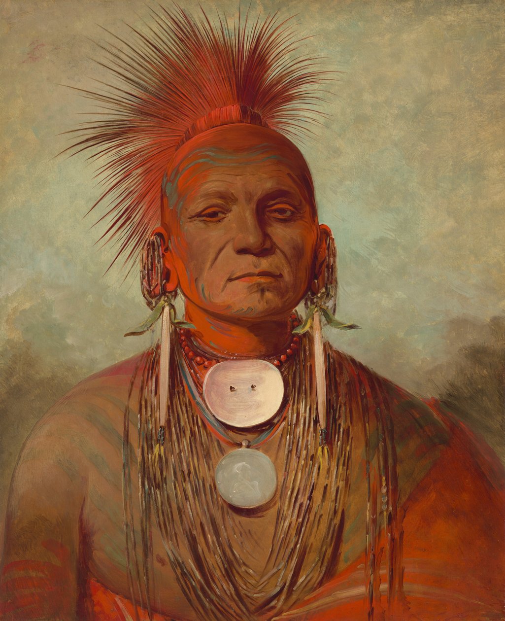 See-non-ty-a, lékař z Iowy, 18441845. od George Catlin