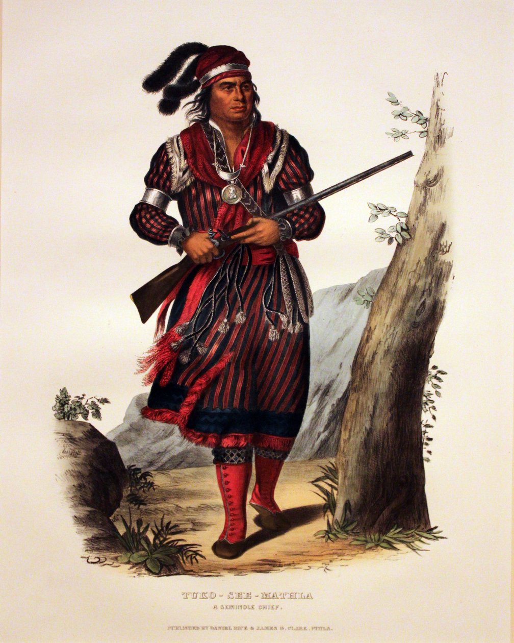 Náčelník Seminolů Tuko-See-Mathla od George Catlin