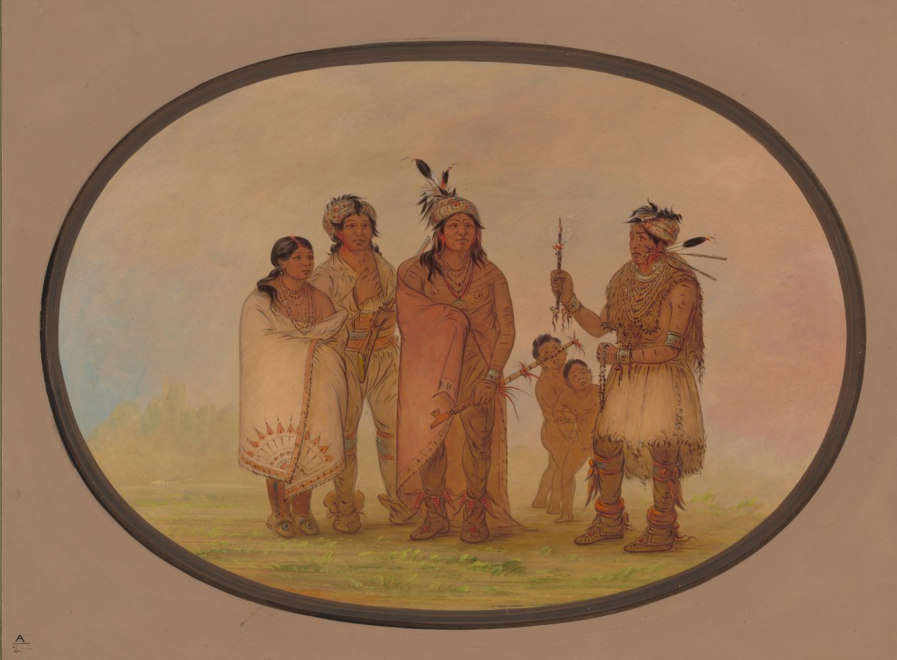 Shawano Indians, 18611869. od George Catlin