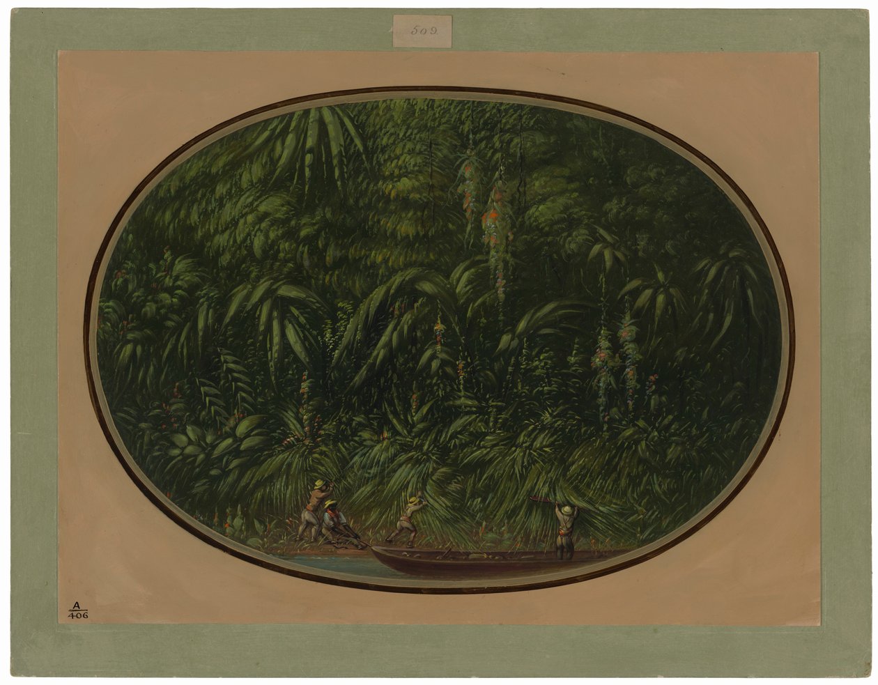 Pobřeží Trombetas od George Catlin