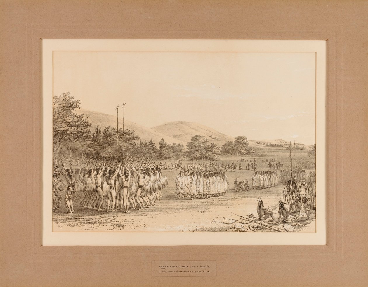 Plesová hra - č. 22 od George Catlin