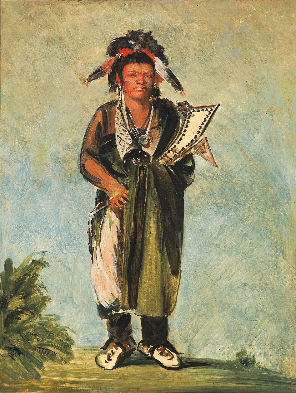 Wah-kón-ze-kaw, Had od George Catlin