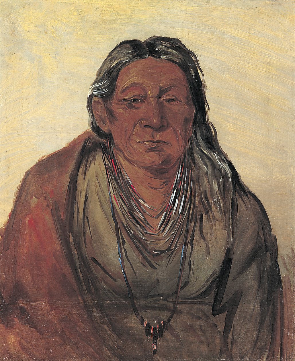 Wah-pe-séh-see, Matka náčelníka, 1830. od George Catlin