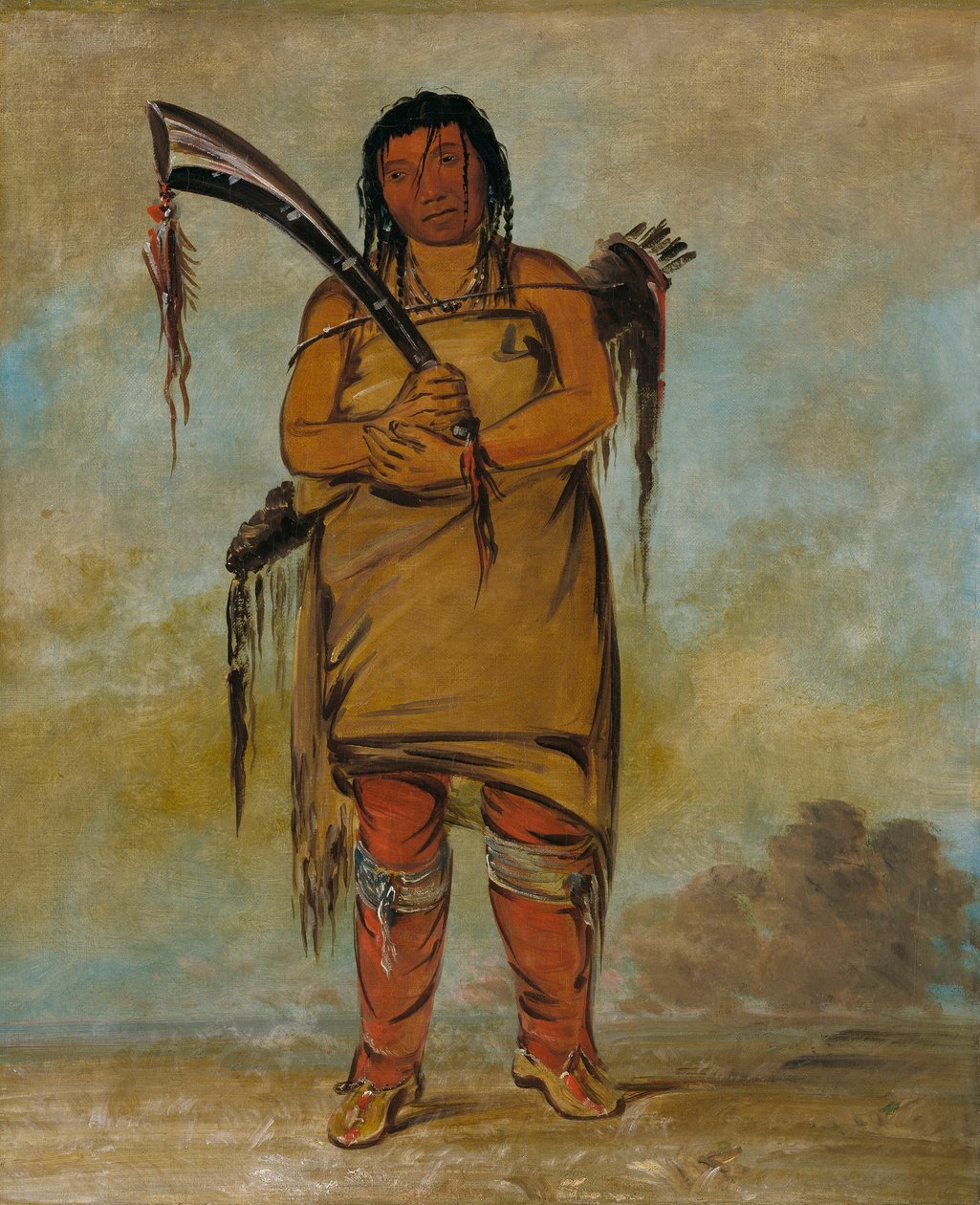 Wáh-chees, statečný od George Catlin