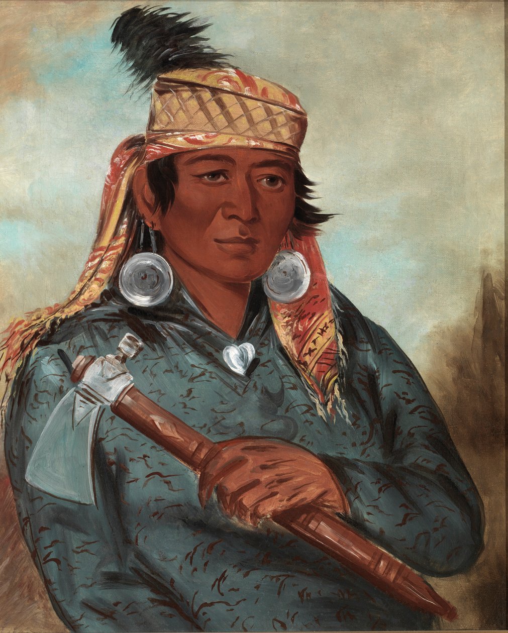 Wáh-pe-say, Bílá, 1830. od George Catlin