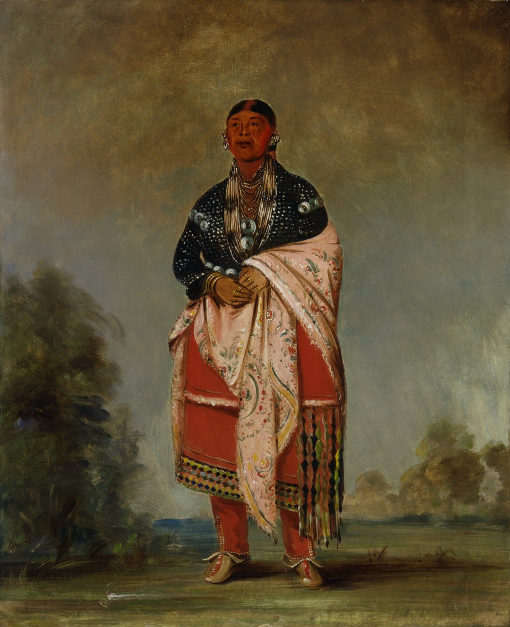 Manželka Kee-o-kúk, 1835. od George Catlin