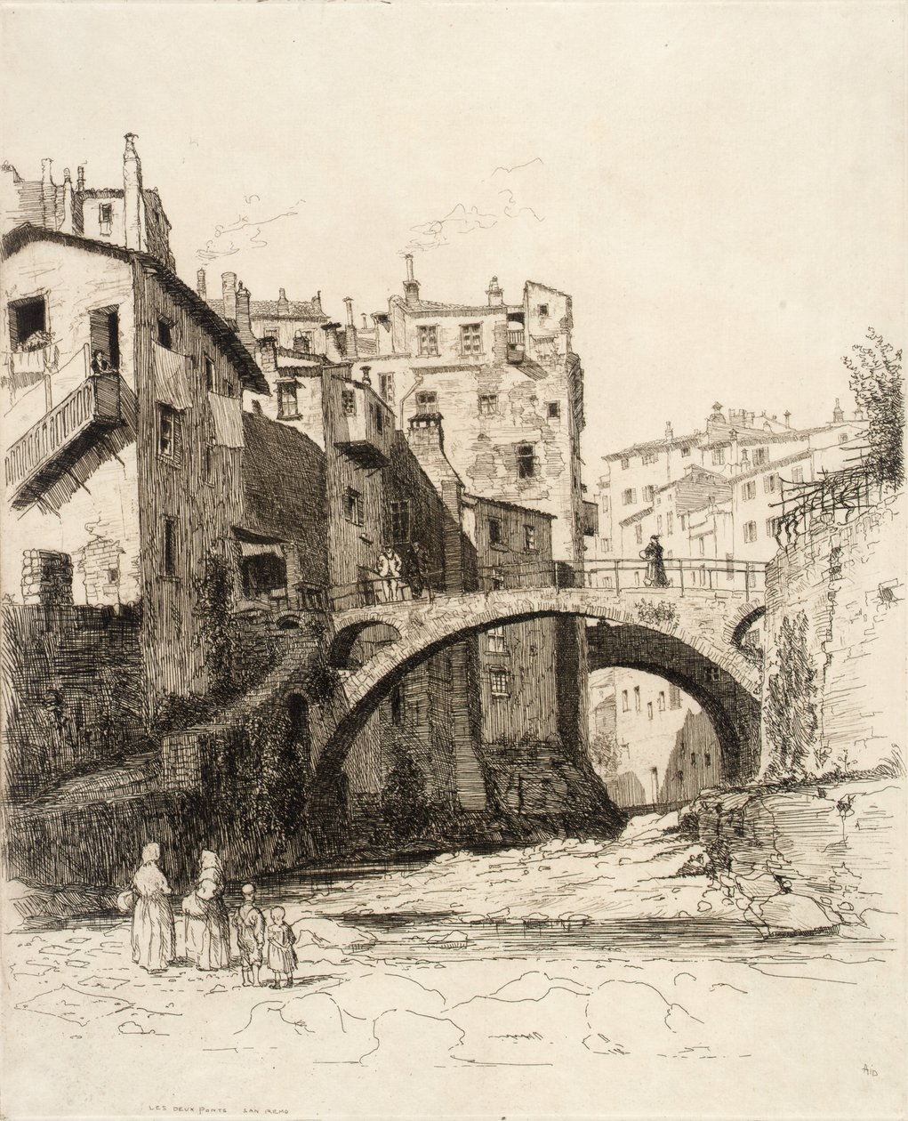 Dva mosty, San Remo od George Charles Aid