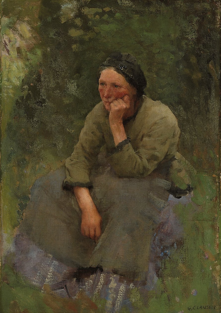Chvilka odpočinku od George Clausen