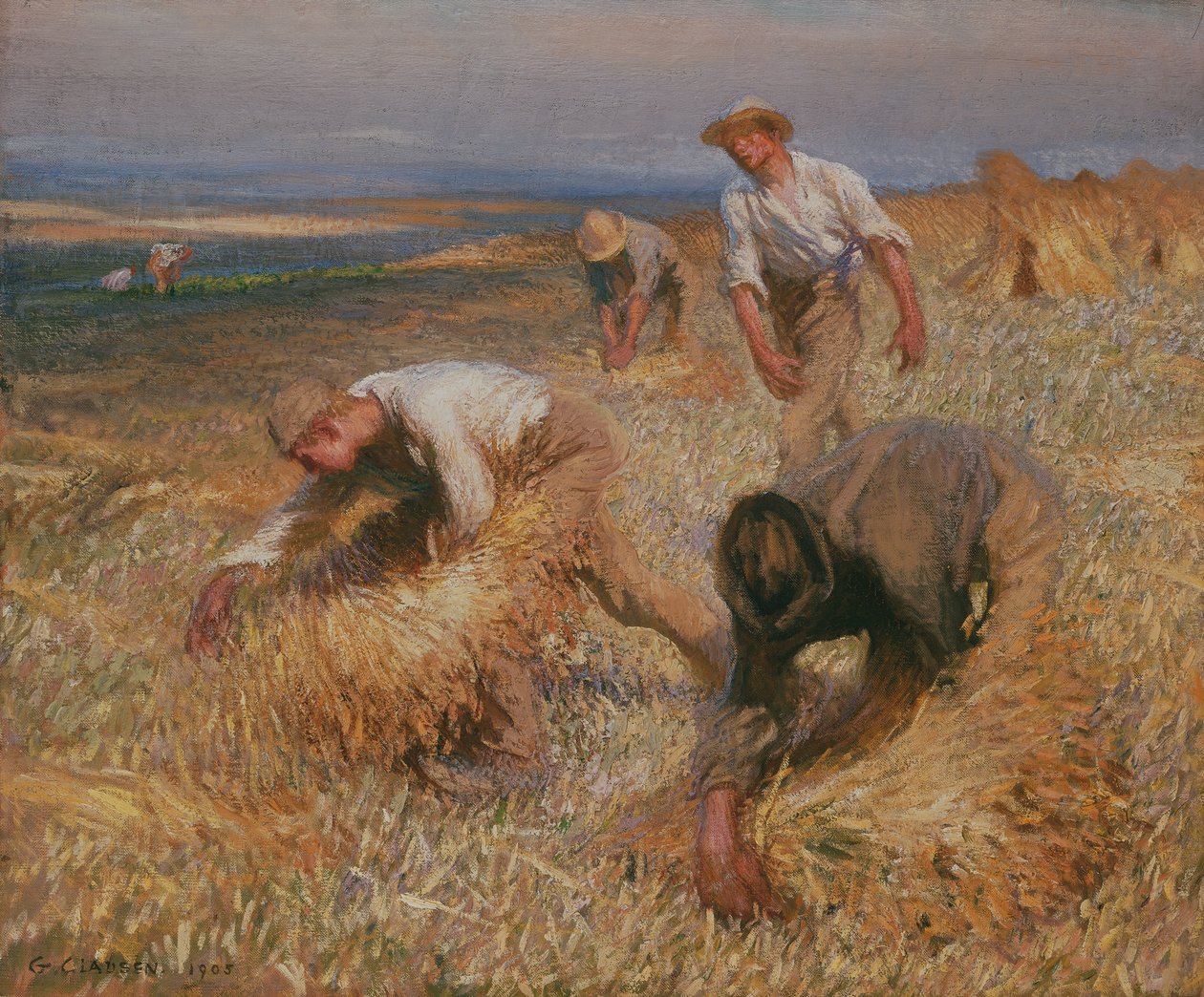 Vázací snopy od George Clausen