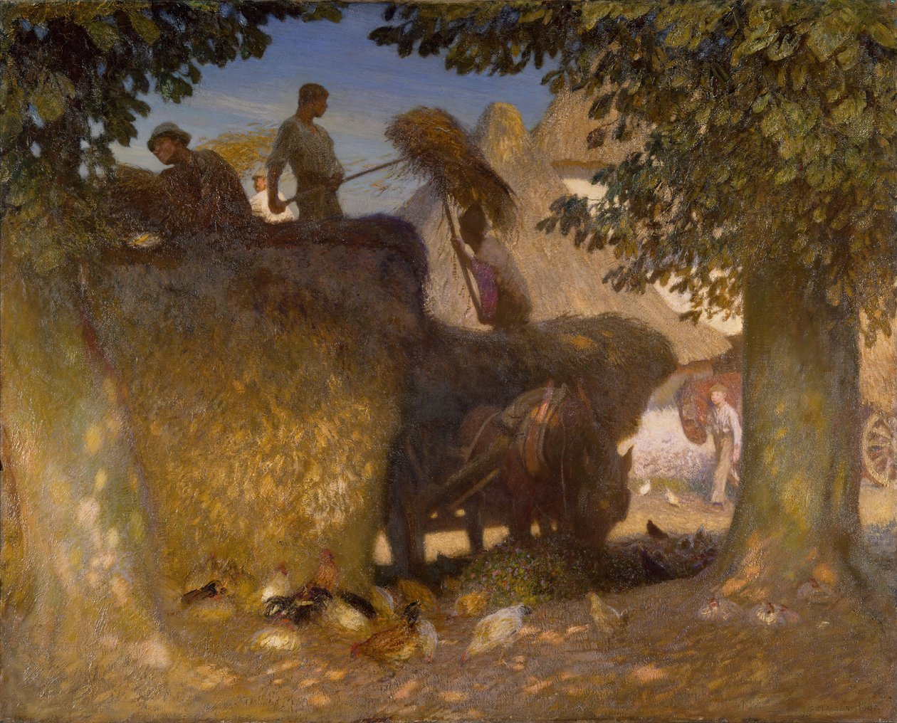 Building the Rick, 1907. od George Clausen