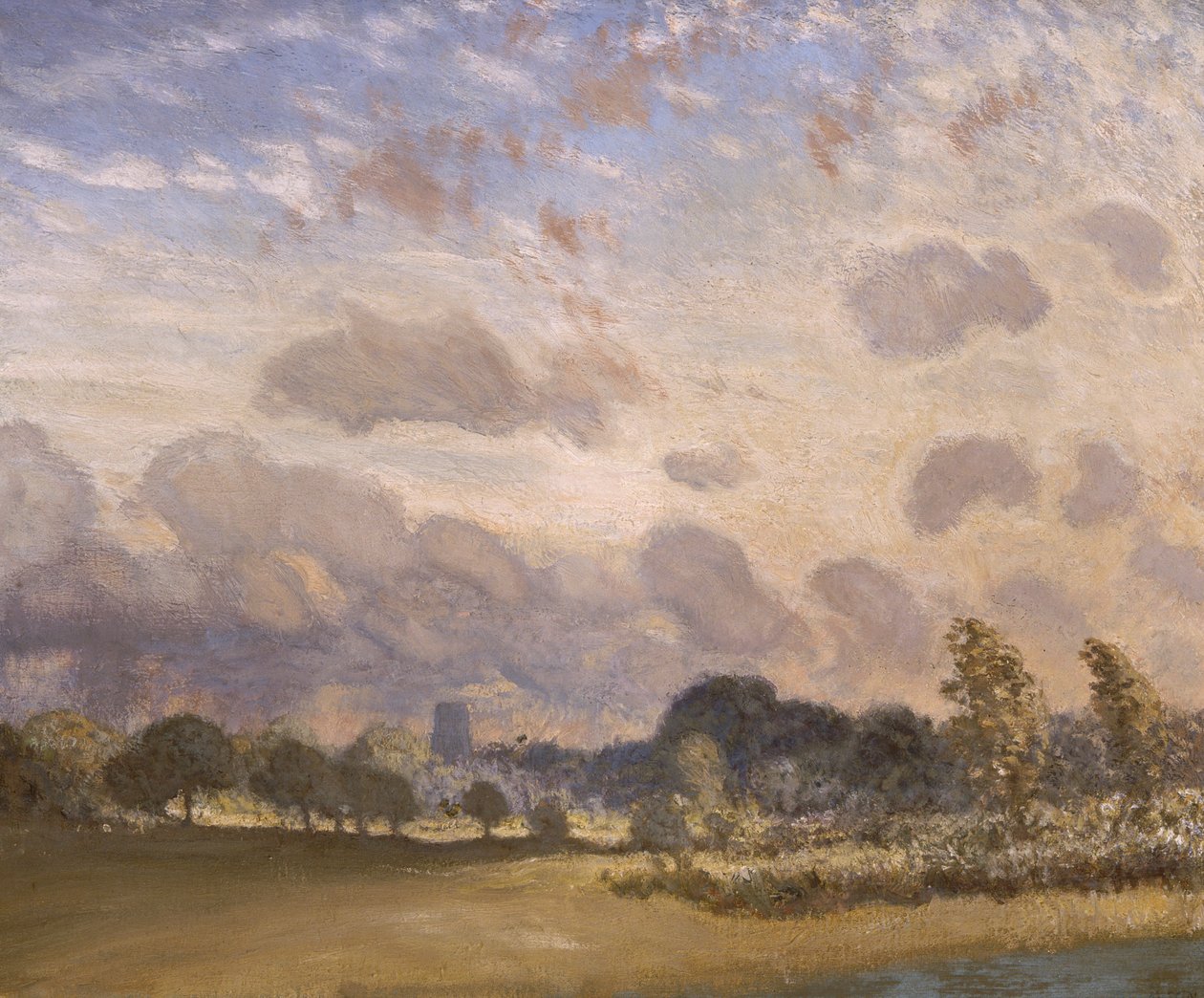 Clavering Church, c1908. od George Clausen