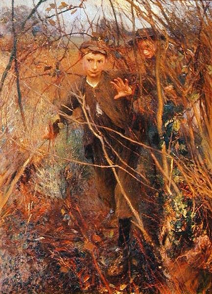 Mezera v živém plotu od George Clausen