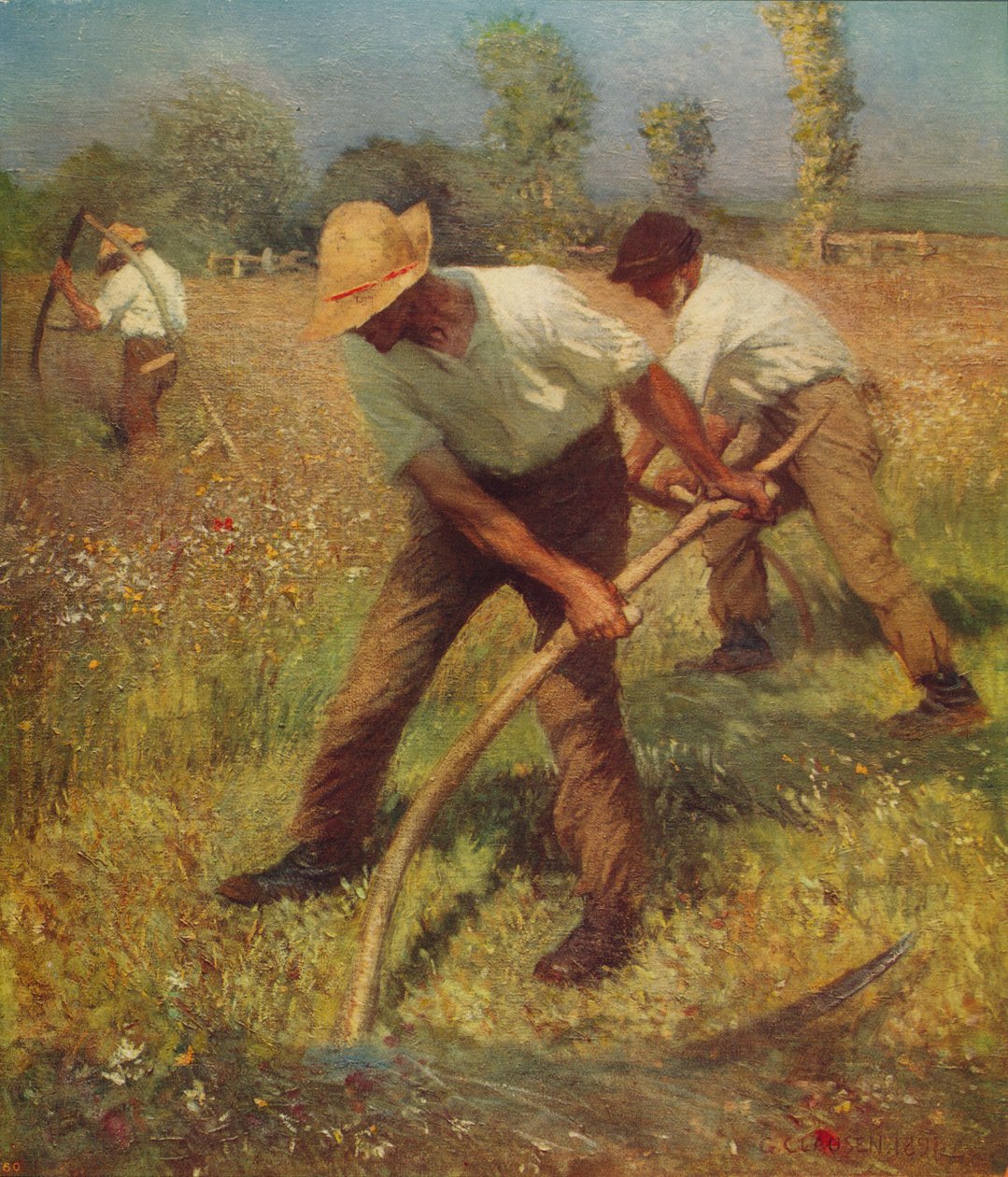 Sekačky, c1891, c1915 od George Clausen