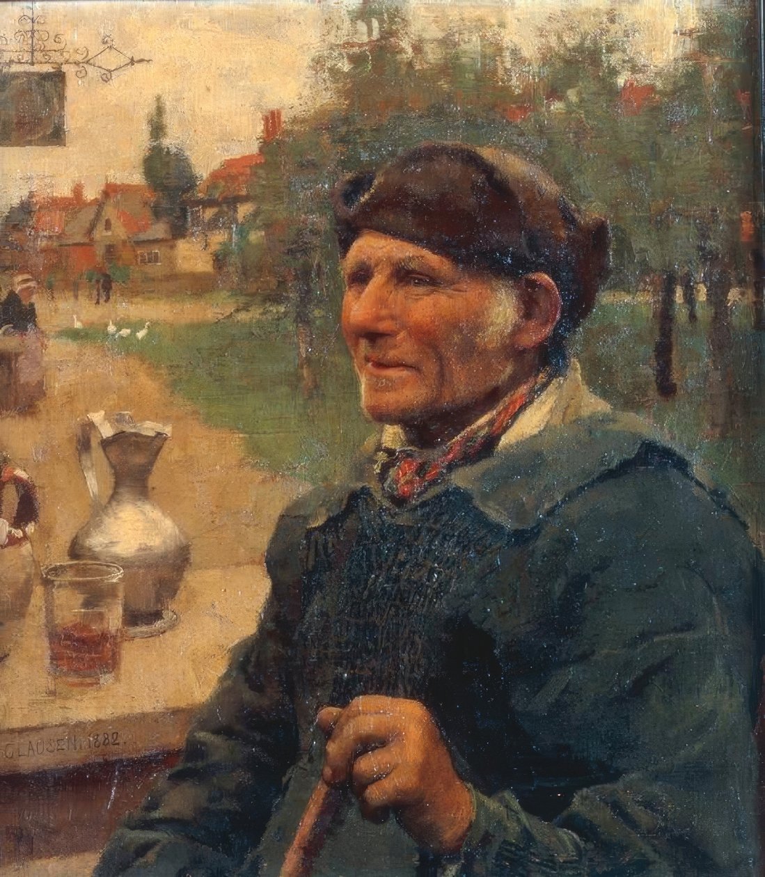 Vesničan od George Clausen
