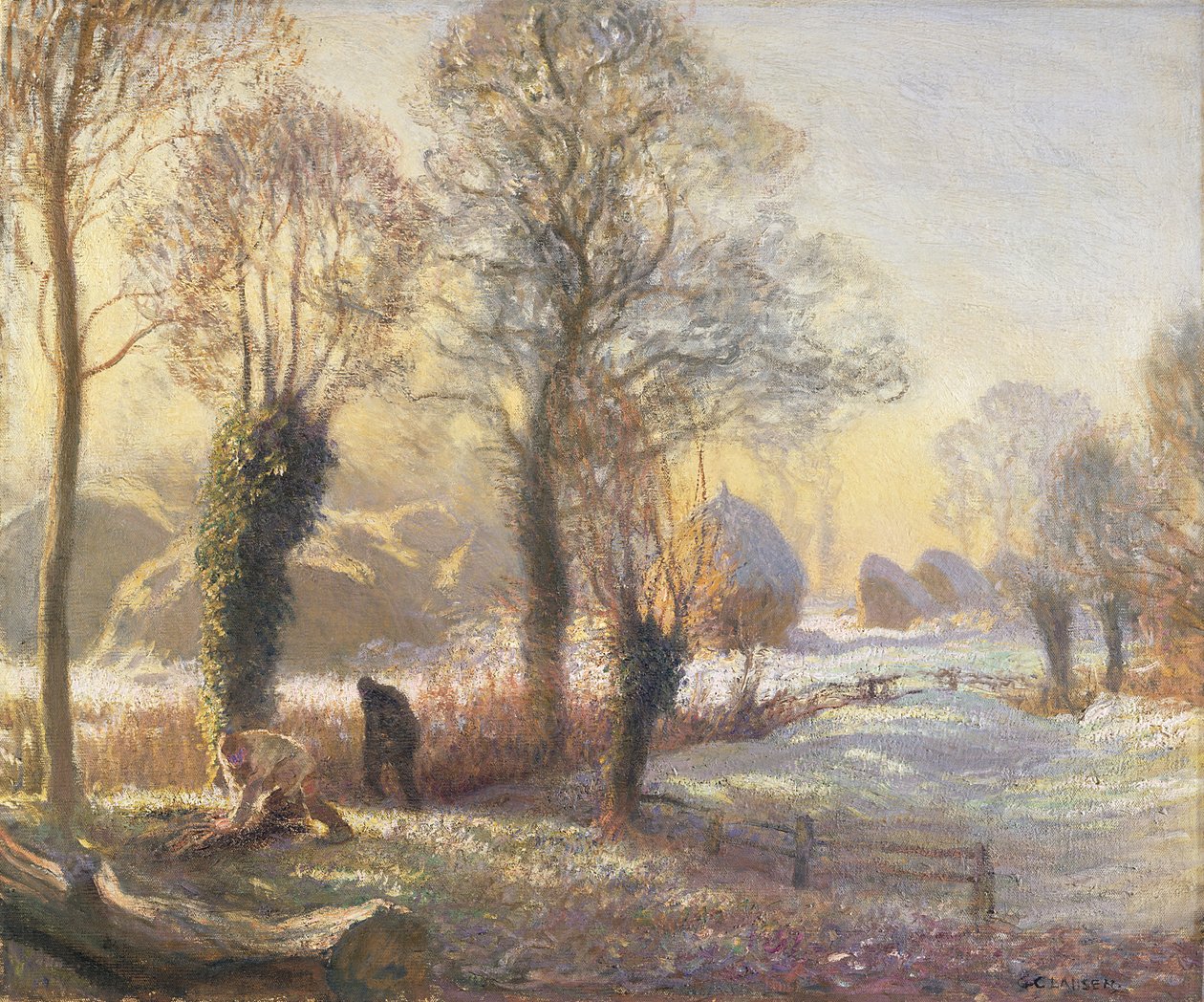 Zimní ráno od George Clausen