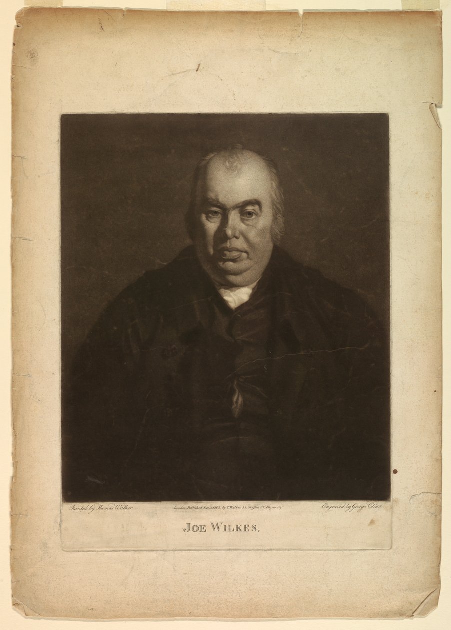 Portrét Joea Wilkese od George Clint
